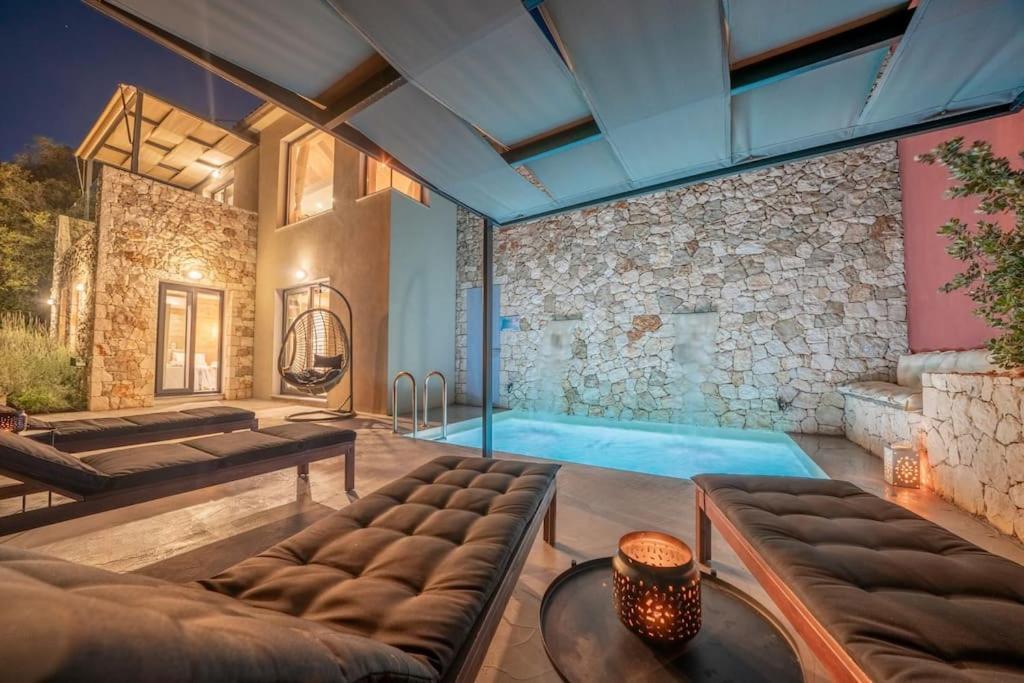 Villa Elisabeth Sea View Private Pool Fiskardo Kefalonia Katsaráta Esterno foto