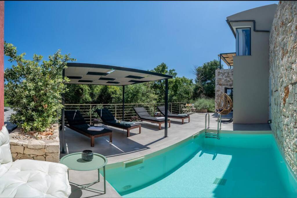 Villa Elisabeth Sea View Private Pool Fiskardo Kefalonia Katsaráta Esterno foto