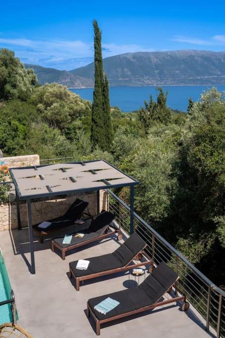 Villa Elisabeth Sea View Private Pool Fiskardo Kefalonia Katsaráta Esterno foto